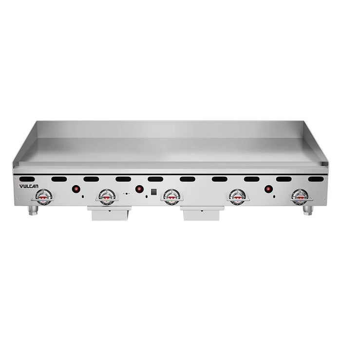 Vulcan MSA60 60" Gas Griddle w/ Thermostatic Controls - 1" Steel Plate, MSA60-101 | MSA60-102