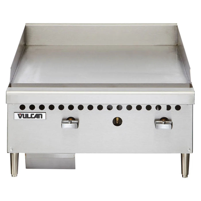 Vulcan VCRG24-M 24" Gas Griddle w/ Manual Controls - 1" Steel Plate, Convertible