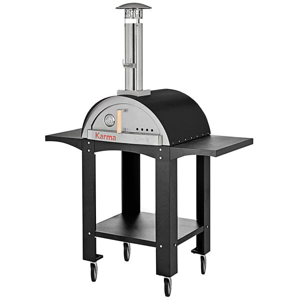 WPPO- Karma 25" Wood-Burning Pizza Oven with Cart | WKK-01S-WS