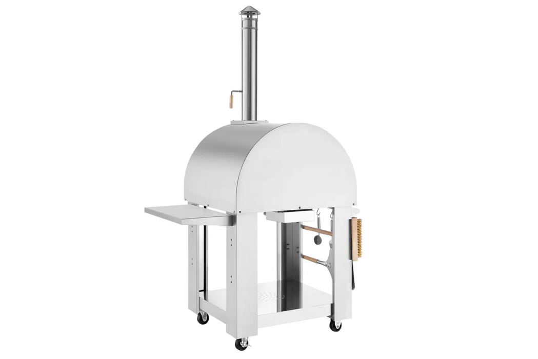 Empava- Outdoor Wood Fired Pizza Oven With Side Table | EMPV-PG05