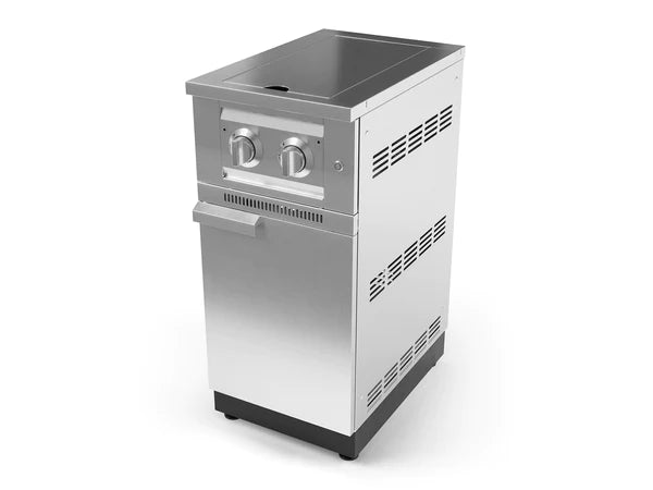 NewAge- Outdoor Kitchen Gas Powered Stainless Steel Platinum Dual Side Burner