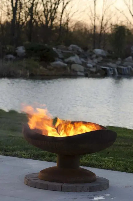 The Fire Pit Gallery-Sand Dune Firebowl – Fire Pit (Pedestal Base) | 7010003-36P