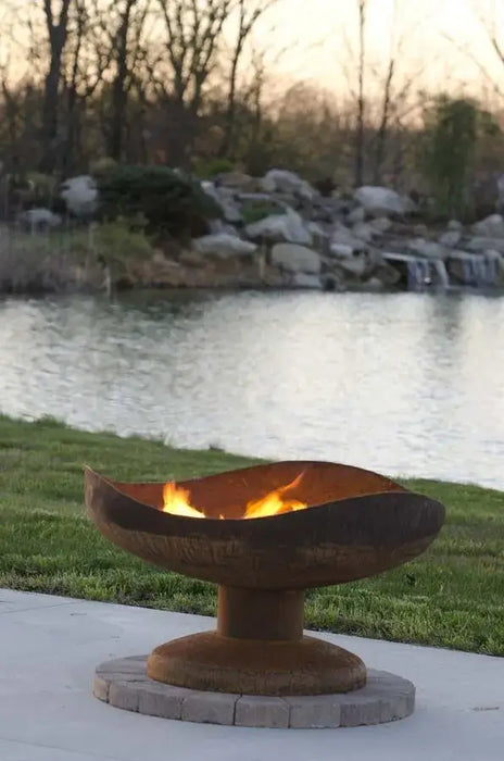 The Fire Pit Gallery-Sand Dune Firebowl – Fire Pit (Pedestal Base) | 7010003-36P