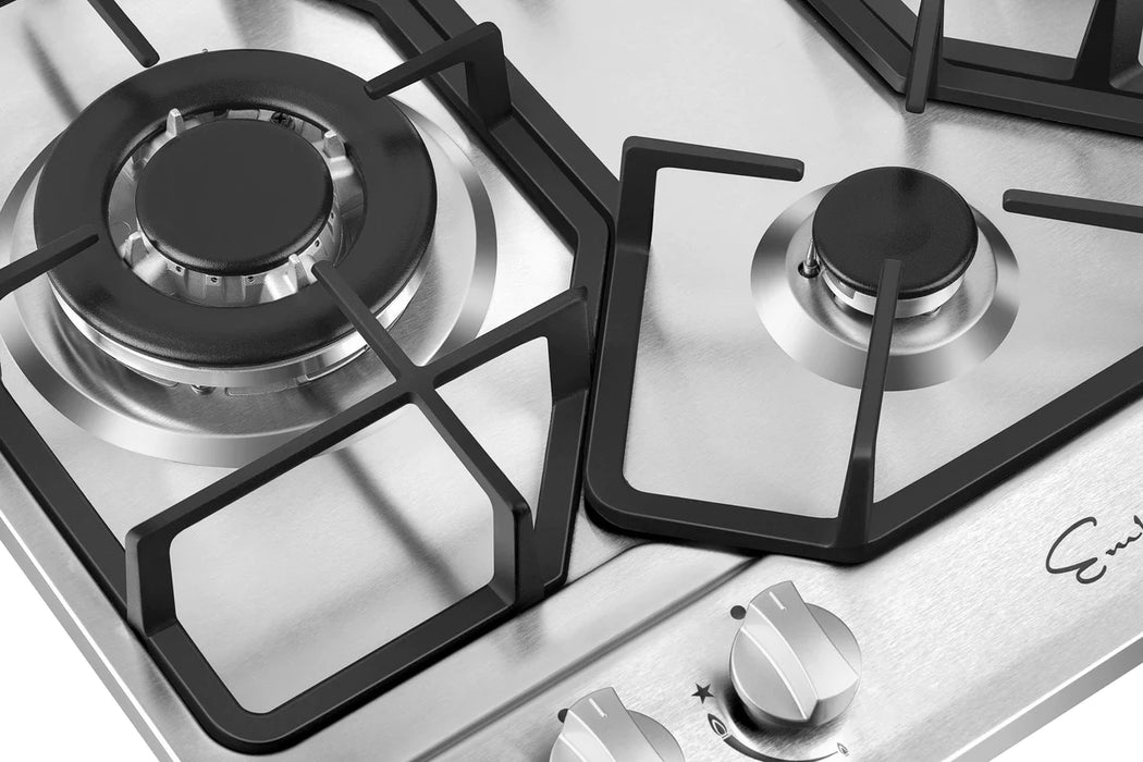 Empava- 2 Piece Kitchen Appliances Packages w/ 24" Gas Cooktop & 30" Range Hood | EMPV-24GC4B67A & EMPV-30RH11
