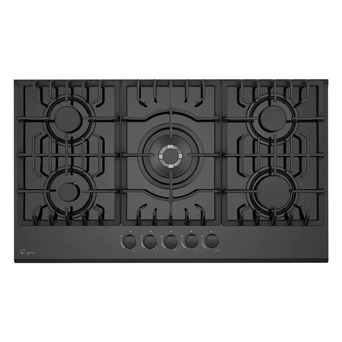 Empava- 4 Pcs Kitchen Bundle Including 30" Gas Oven & 36" Gas Cooktop & 36" Range Hood & Wine Cooler | EMPV-30WO04 & EMPV-36GC27 & EMPV-36RH12 & EMPV-WC05S
