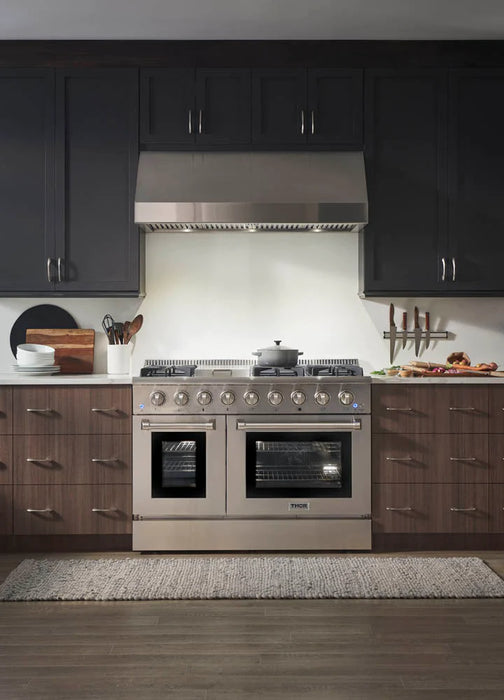 Thor Kitchen 48 in. 1,200 CFM Under Cabinet LED Range Hood in Stainless Steel | TRH4805