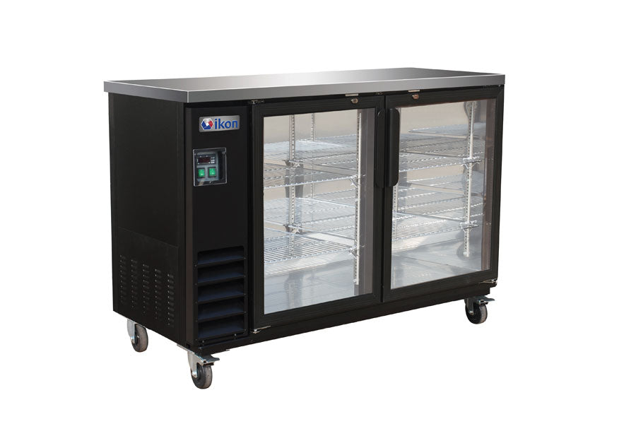 IKON- 61" Back Bar Refrigerator with Swing Doors | IBB61-2G-24