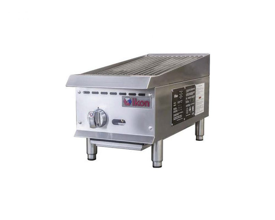 Ikon- Countertop Radiant Charbroiler, Gas - 12" W x 34.4" D | IRB-12
