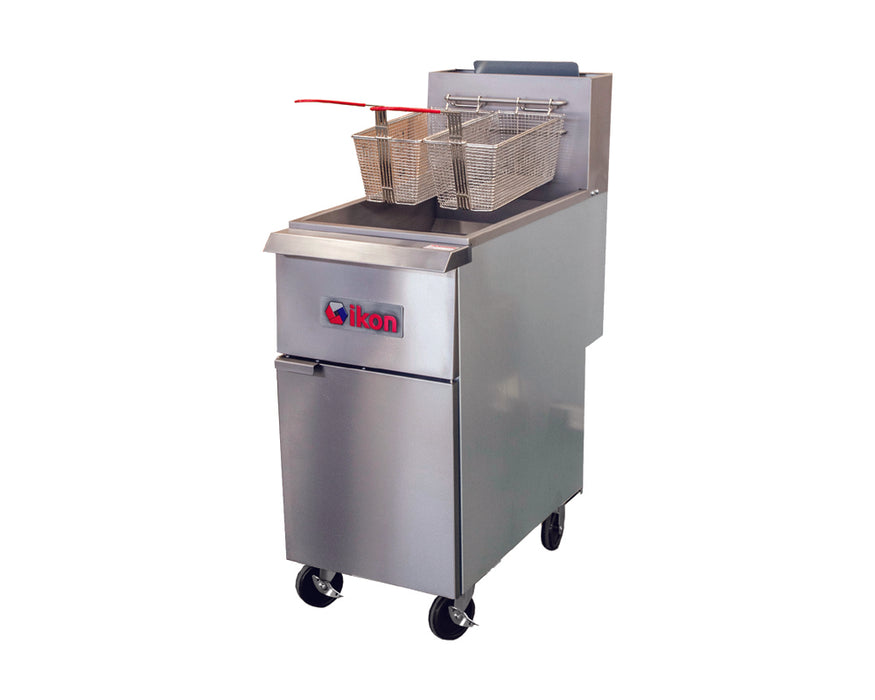 Ikon- IGF-40/50-NG 15" Freestanding Fryer w/ Millivolt Thermostat, 55 lbs Capacity