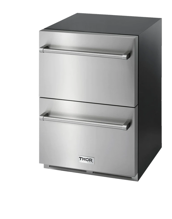 Thor Kitchen 24" 5.4 cu. ft. Indoor or Outdoor Refrigerator Drawer | TRF24U