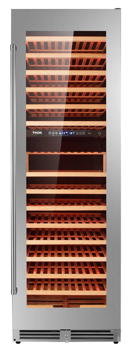 Thor Kitchen 24 in. 162 Bottle Dual Zone Wine Cooler | TWC2403DI