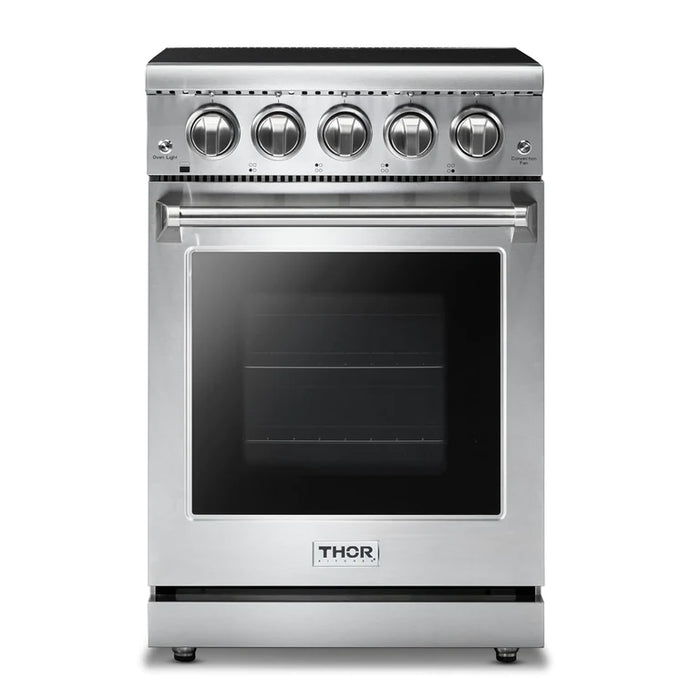 Thor Kitchen 24 in. Professional Electric Range in Stainless Steel | HRE2401