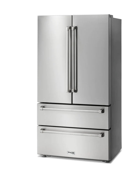 Thor Kitchen Professional 36 In. Counter Depth 22.5 cu. ft. Refrigerator Stainless Steel | TRF3602