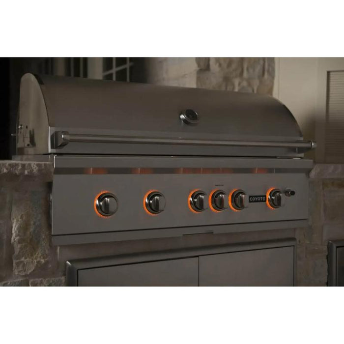 Coyote 42 Inch Built-In Grill with 4 Infinity Burners w/Sear | PRO42SR