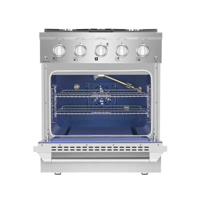 Empava- 30 in. Pro-Style Slide-In Single Oven Gas Range | EMPV-30GR07