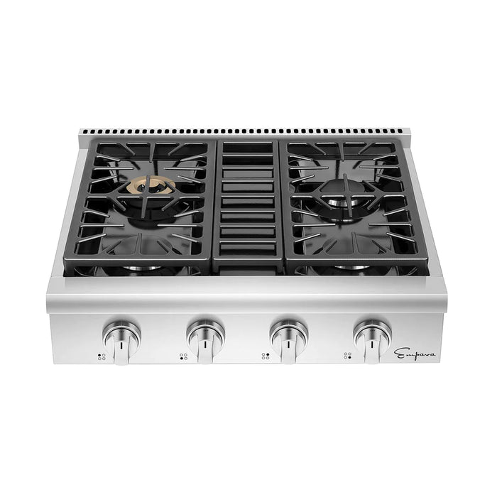 Empava- Pro-style 30 in. Slide-in Gas Cooktop | EMPV-30GC30