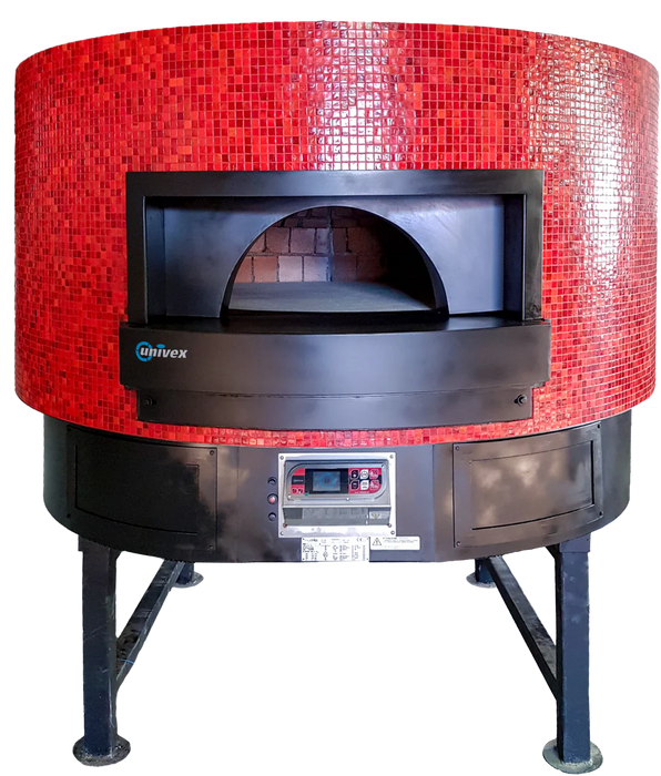 Univex- Stone Hearth Rotating Deck Oven, 59" interior, Flat Top exterior | DOME59FT