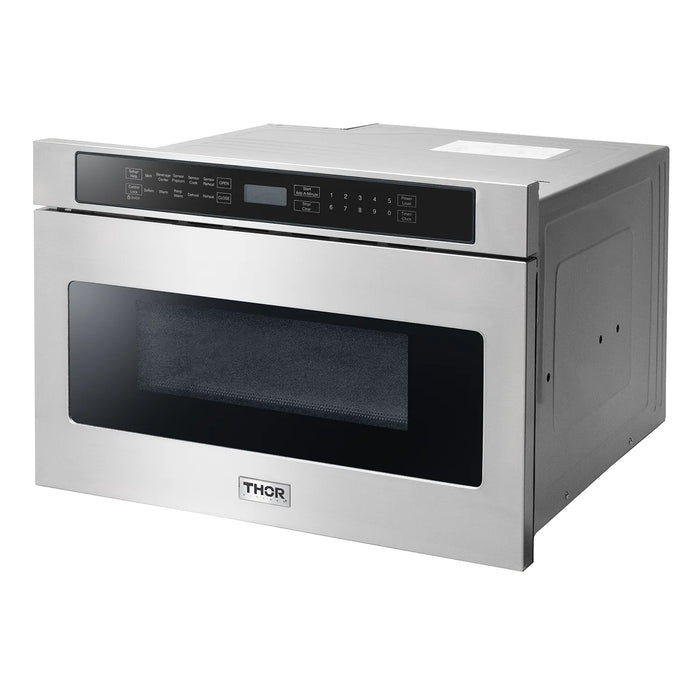 Thor Kitchen 24" 1.2 Cu. Ft. Microwave Drawer In Stainless Steel | TMD2401