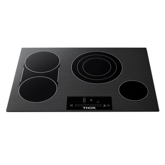 Thor Kitchen 30 In. Professional Electric Cooktop With 4 Burners in Black | TEC30