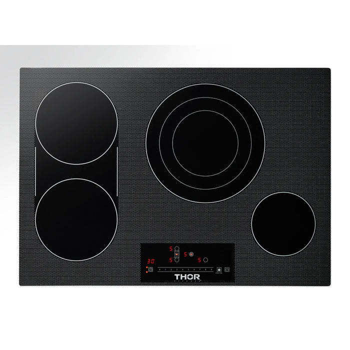 Thor Kitchen 30 In. Professional Electric Cooktop With 4 Burners in Black | TEC30