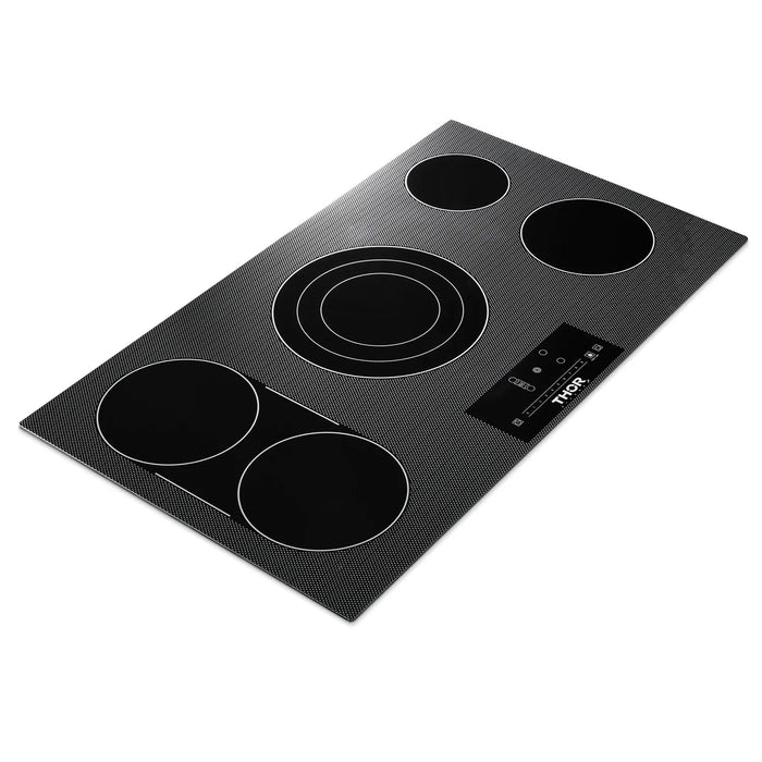 Thor Kitchen 36 In. Professional Electric Cooktop in Black |TEC36