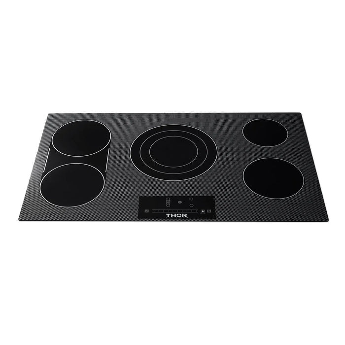 Thor Kitchen 36 In. Professional Electric Cooktop in Black |TEC36