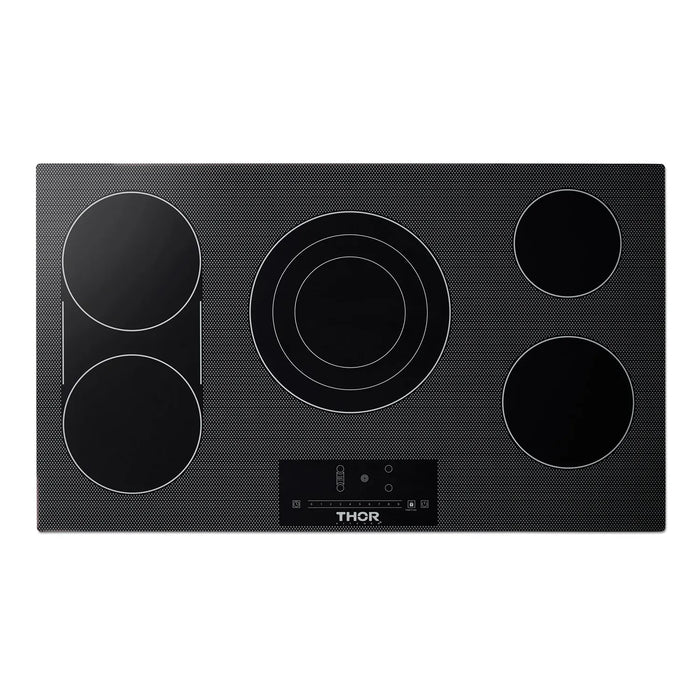 Thor Kitchen 36 In. Professional Electric Cooktop in Black |TEC36